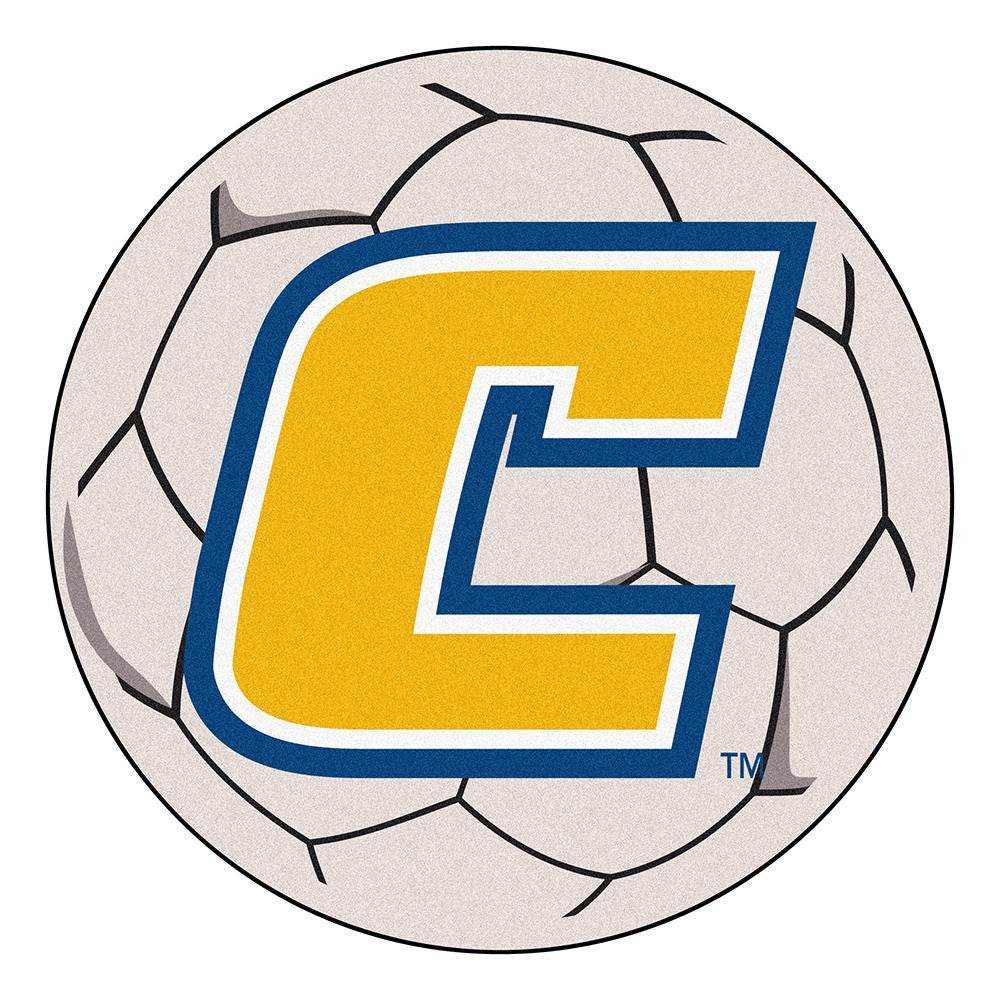 Tennessee Chattanooga Mocs NCAA Soccer Ball Round Floor Mat (29)