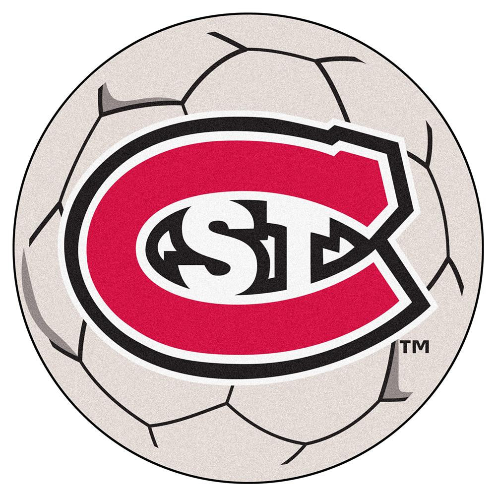 Saint Cloud State Huskies NCAA Soccer Ball Round Floor Mat (29)