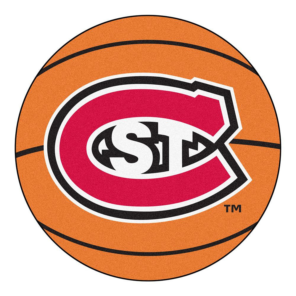 Saint Cloud State Huskies NCAA Basketball Round Floor Mat (29)