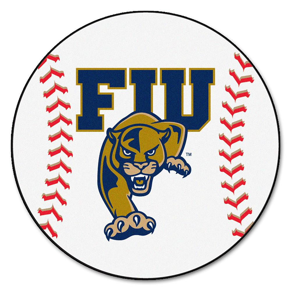 Florida International Golden Panthers NCAA Baseball Round Floor Mat (29)