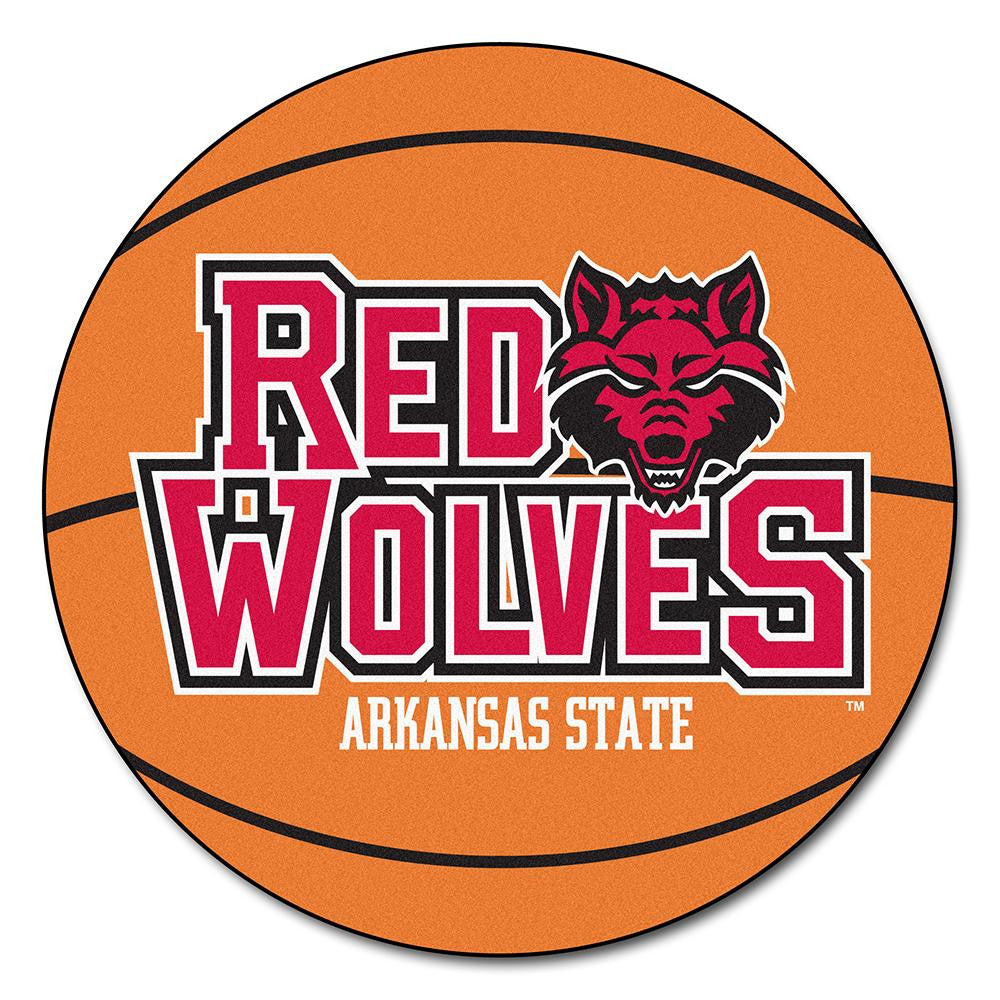 Arkansas State Red Wolves NCAA Basketball Round Floor Mat (29)