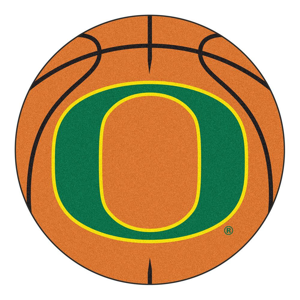 Oregon Ducks NCAA Basketball Round Floor Mat (29)