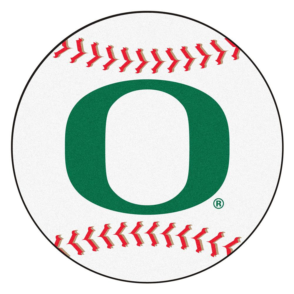 Oregon Ducks NCAA Baseball Round Floor Mat (29)