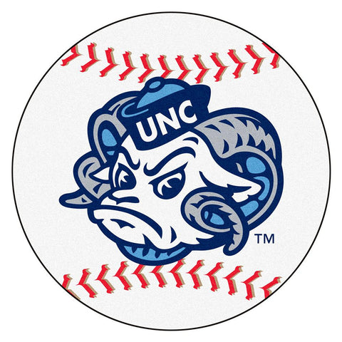 UNC - Chapel Hill NCAA Baseball Round Floor Mat (29) Ram Logo