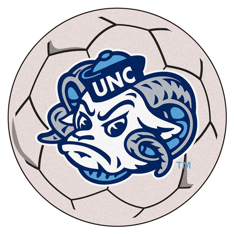 UNC - Chapel Hill NCAA Soccer Ball Round Floor Mat (29) Ram Logo