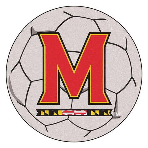 Maryland Terps NCAA Soccer Ball Round Floor Mat (29)