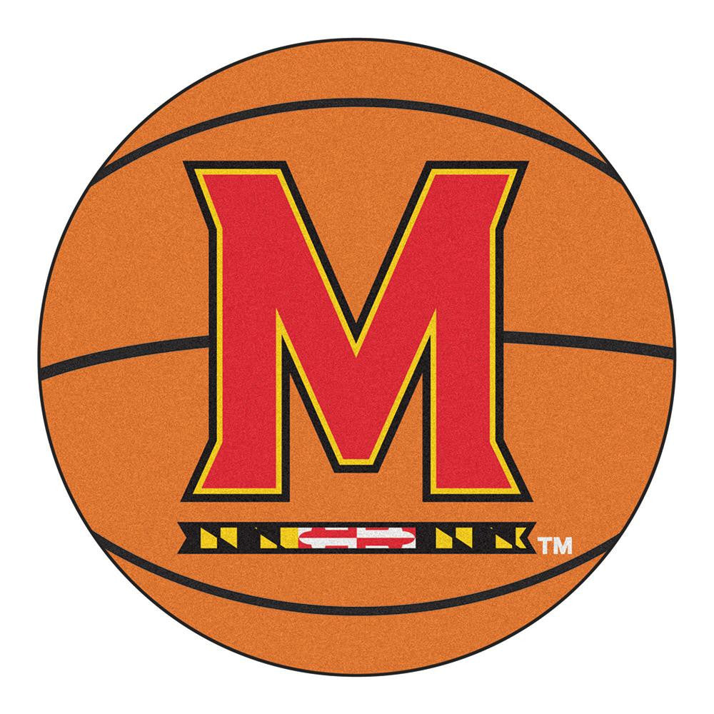 Maryland Terps NCAA Basketball Round Floor Mat (29)