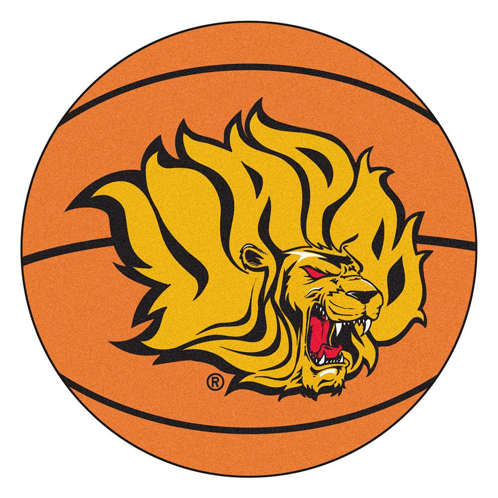 Arkansas Pine Bluff Golden Lions NCAA Basketball Round Floor Mat (29)
