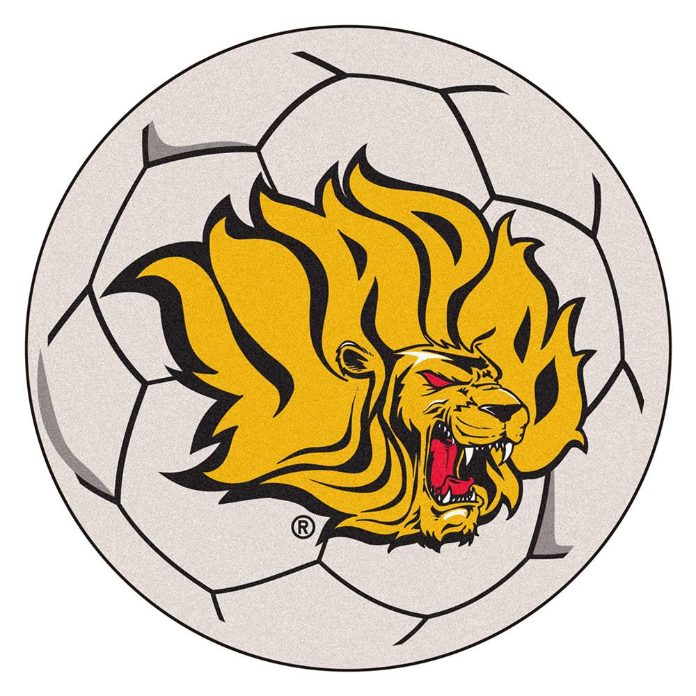 Arkansas Pine Bluff Golden Lions NCAA Soccer Ball Round Floor Mat (29)