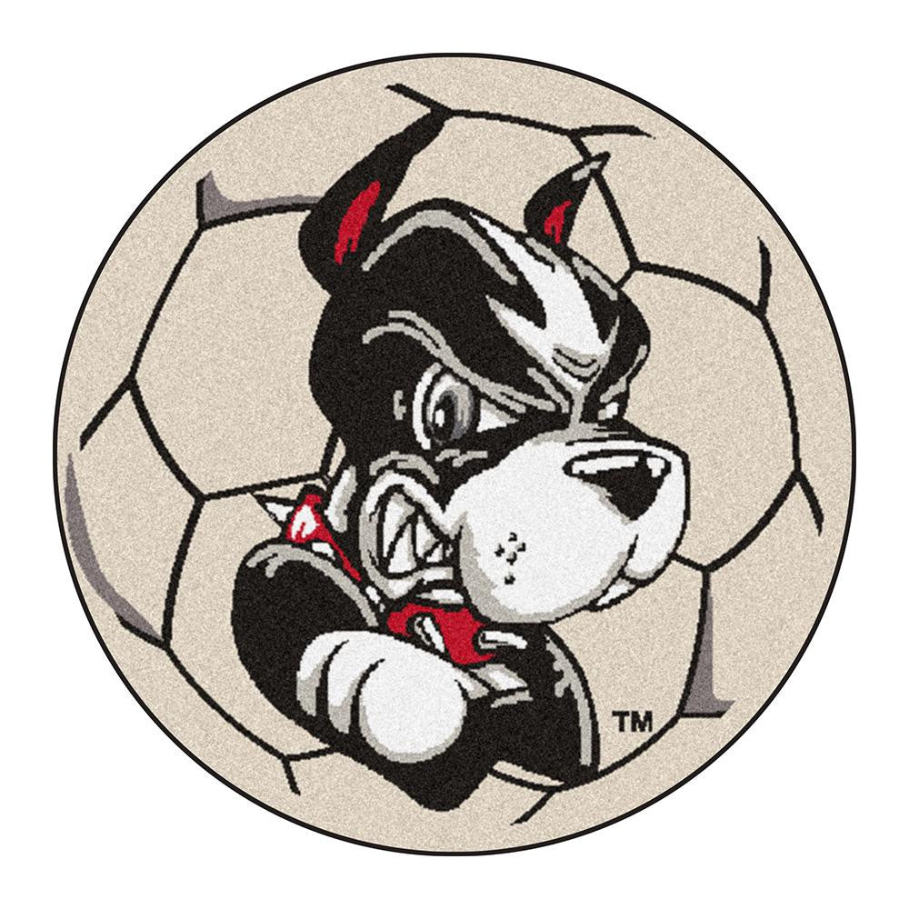 Boston Terriers NCAA Soccer Ball Round Floor Mat (29)