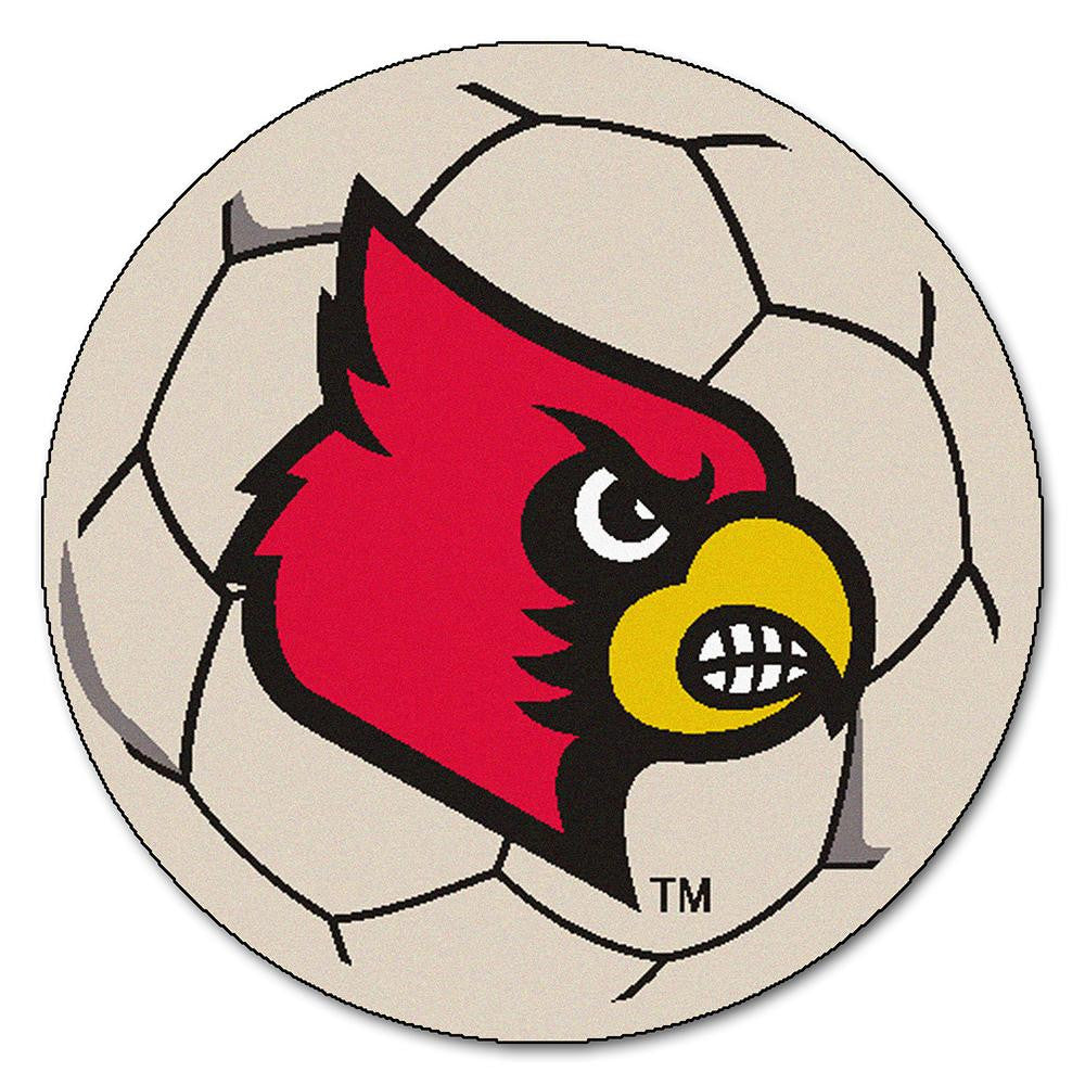 Louisville Cardinals NCAA Soccer Ball Round Floor Mat (29)