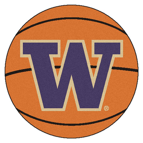 Washington Huskies NCAA Basketball Round Floor Mat (29)