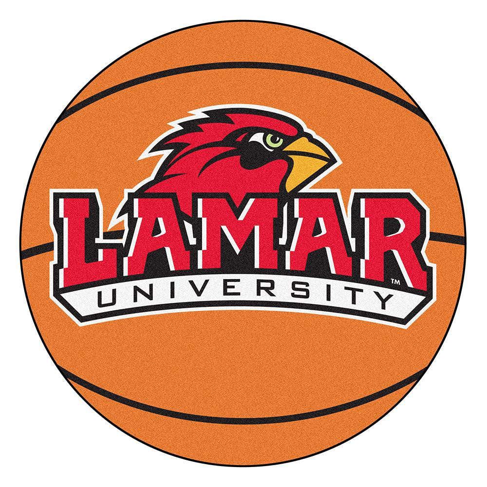 Lamar Cardinals NCAA Basketball Round Floor Mat (29)