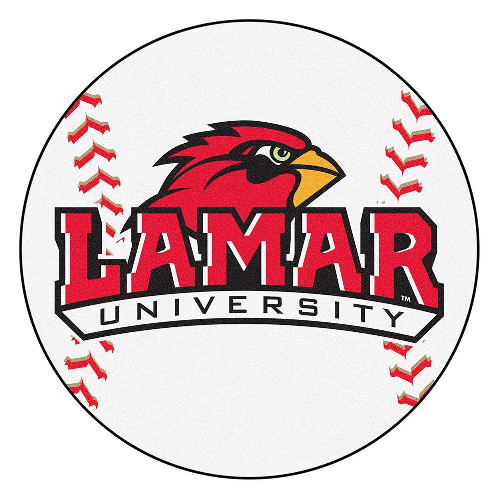 Lamar Cardinals NCAA Baseball Round Floor Mat (29)