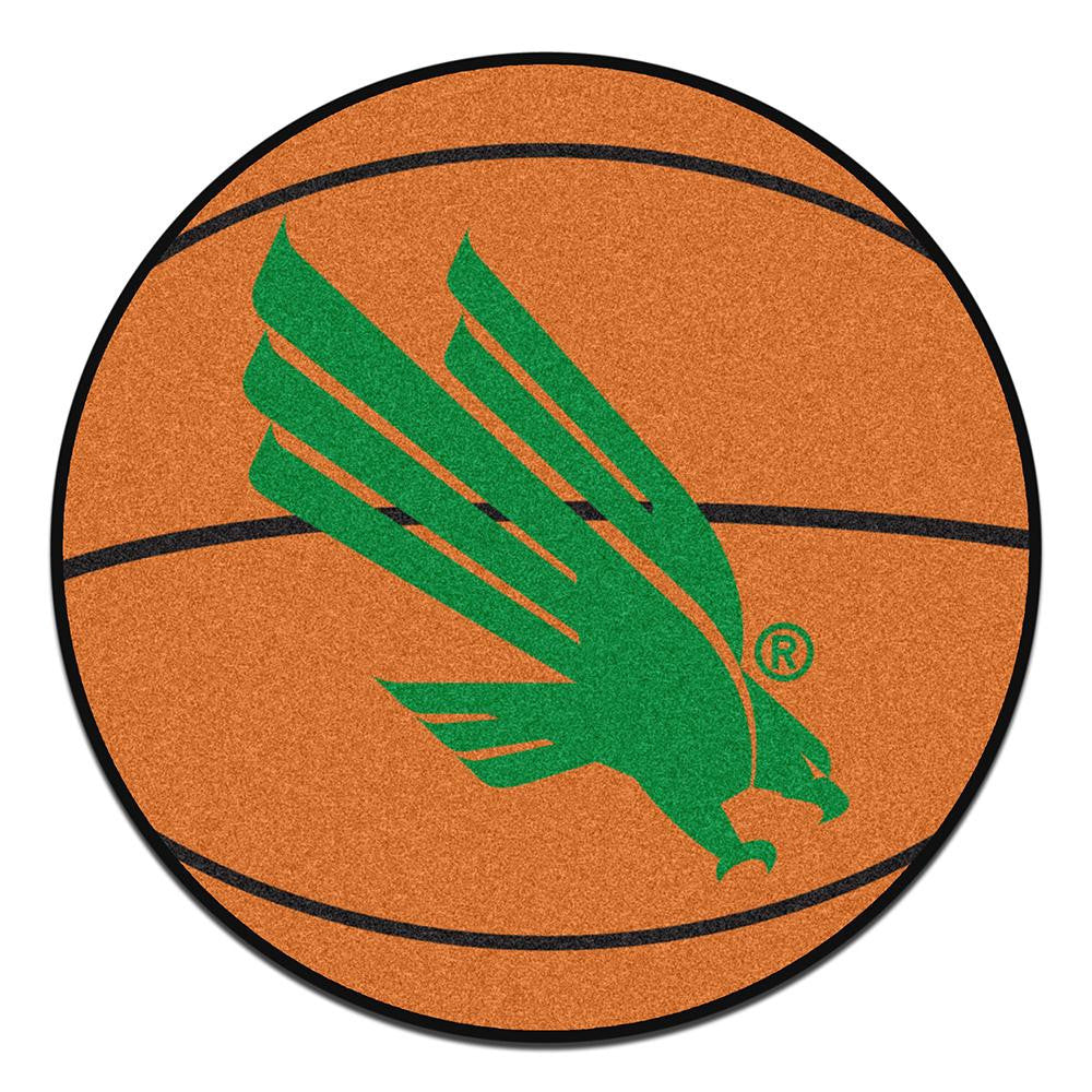 North Texas Mean Green NCAA Basketball Round Floor Mat (29)
