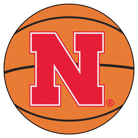 Nebraska Cornhuskers NCAA Basketball Round Floor Mat (29)