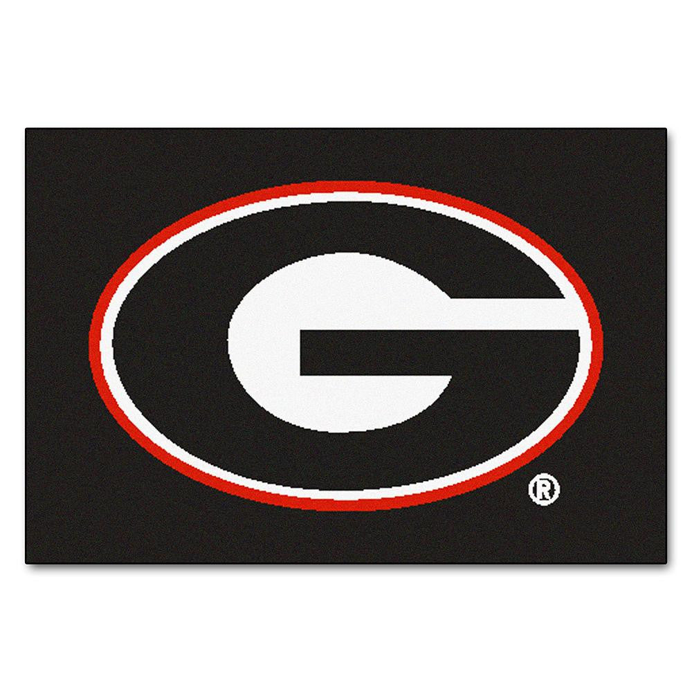 Georgia Bulldogs NCAA Starter Floor Mat (20x30) G Logo on Black