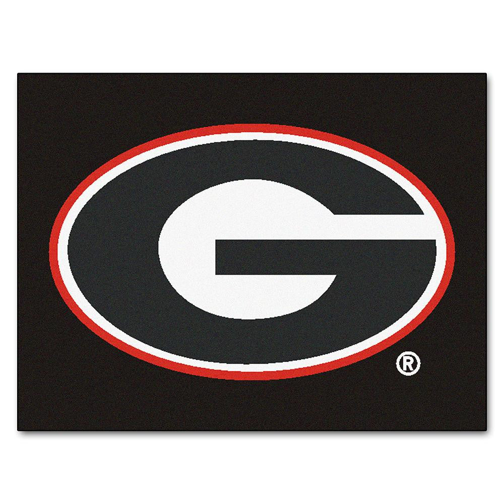 Georgia Bulldogs NCAA All-Star Floor Mat (34x45) G Logo on Black
