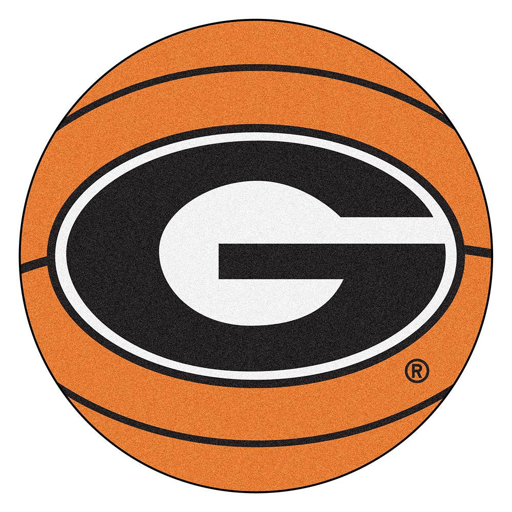 Georgia Bulldogs NCAA Basketball Round Floor Mat (29)