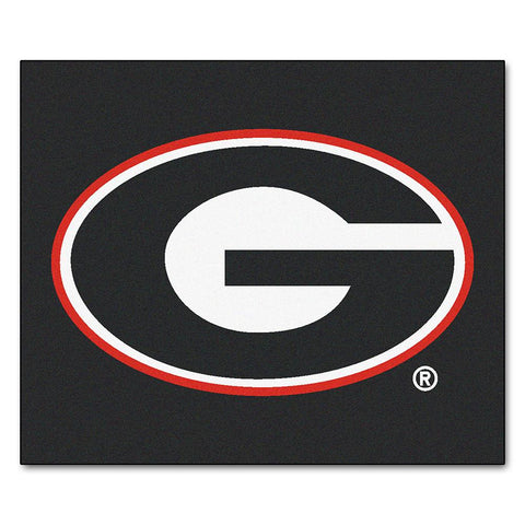 Georgia Bulldogs NCAA Tailgater Floor Mat (5'x6') G Logo on Black