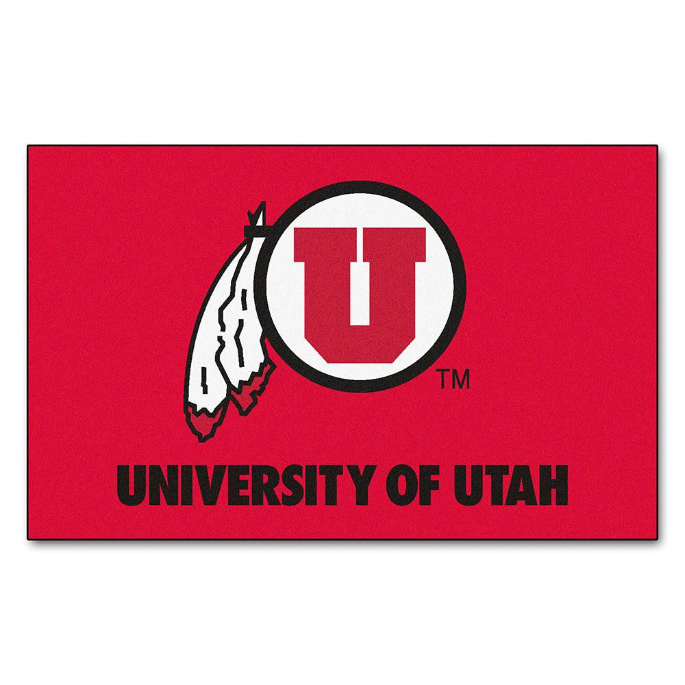 Utah Runnin Utes NCAA Ulti-Mat Floor Mat (5x8')