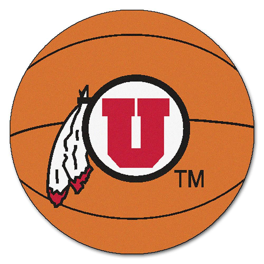 Utah Runnin Utes NCAA Basketball Round Floor Mat (29)