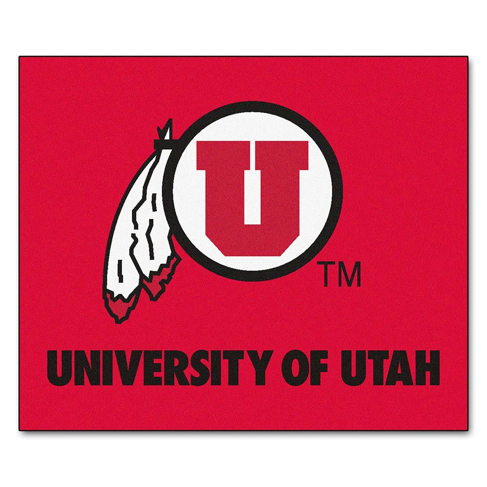 Utah Runnin Utes NCAA Tailgater Floor Mat (5'x6')