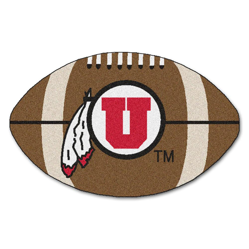 Utah Runnin Utes NCAA Football Floor Mat (22x35)