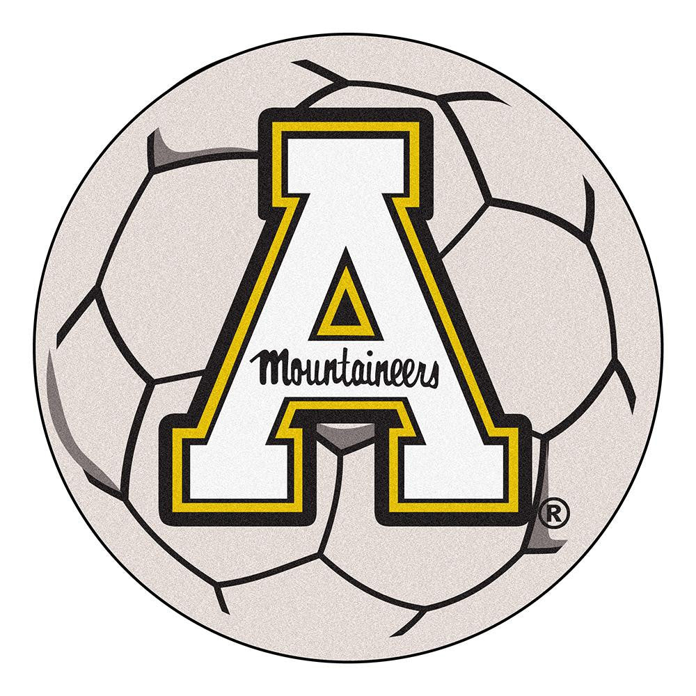 Appalachian State Mountaineers NCAA Soccer Ball Round Floor Mat (29)