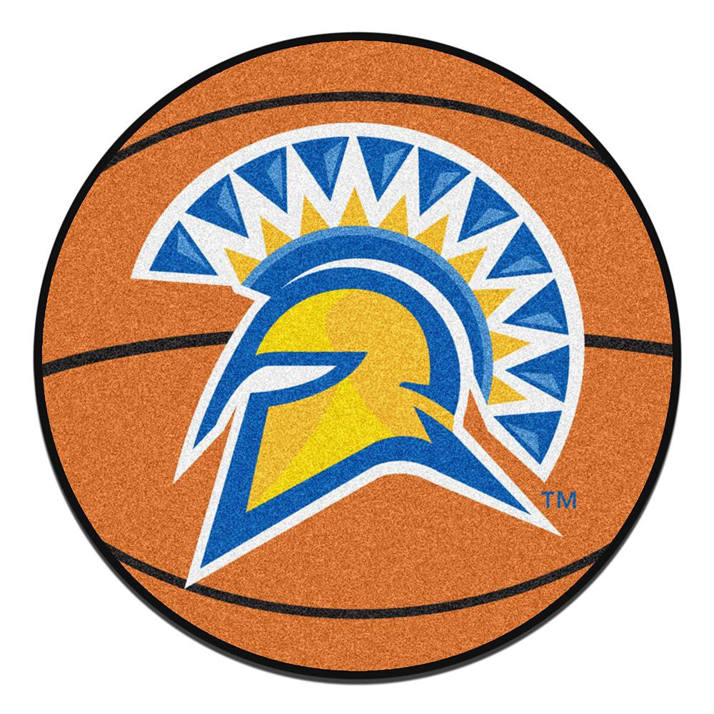 San Jose State Spartans NCAA Basketball Round Floor Mat (29)