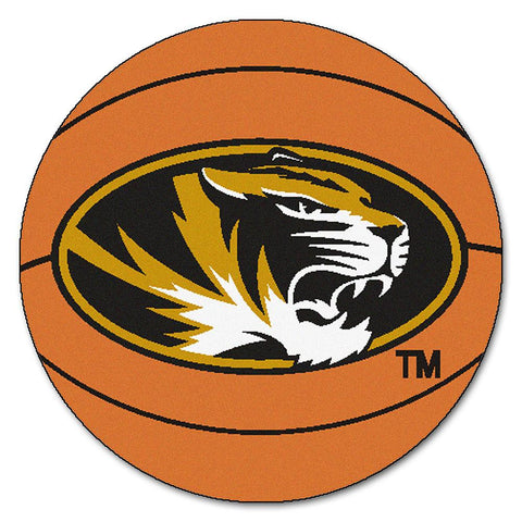 Missouri Tigers NCAA Basketball Round Floor Mat (29)