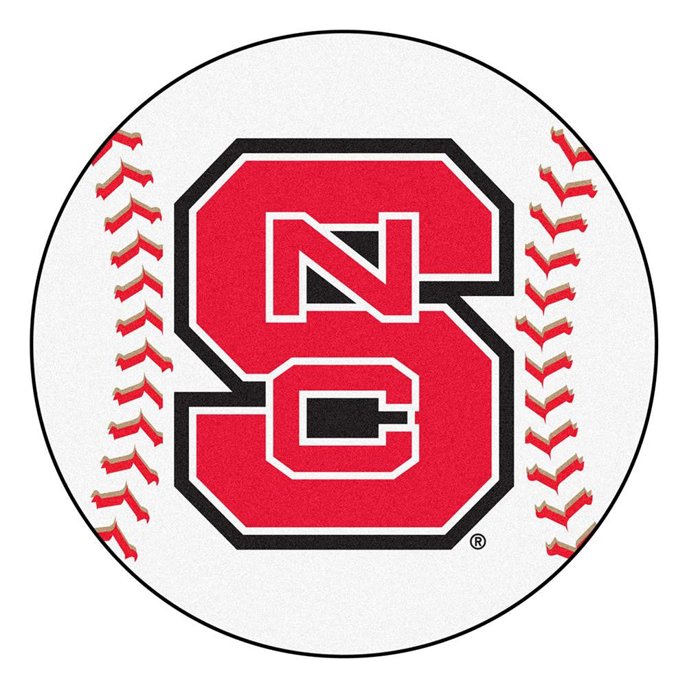 North Carolina State Wolfpack NCAA Baseball Round Floor Mat (29)