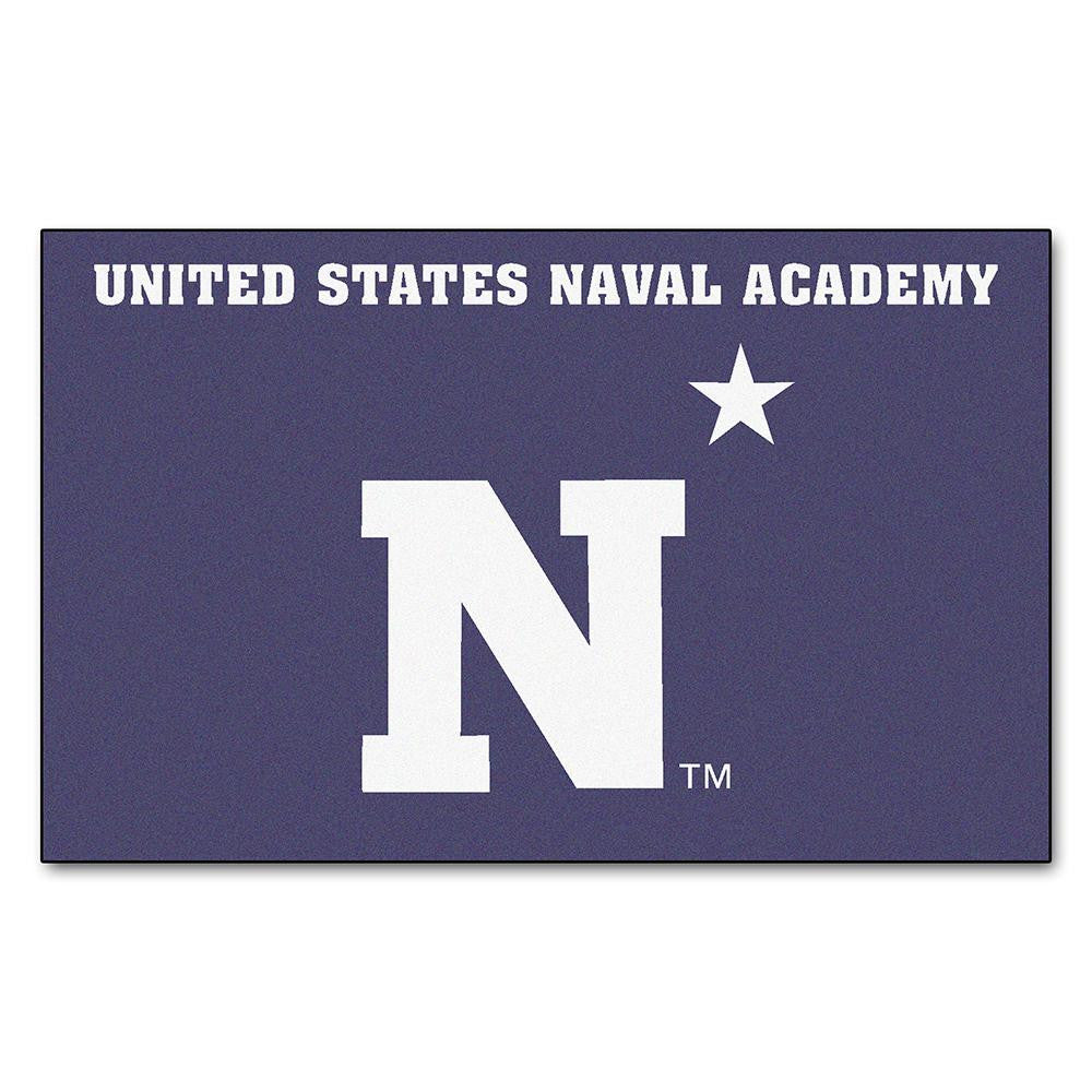 Navy Midshipmen NCAA Ulti-Mat Floor Mat (5x8')
