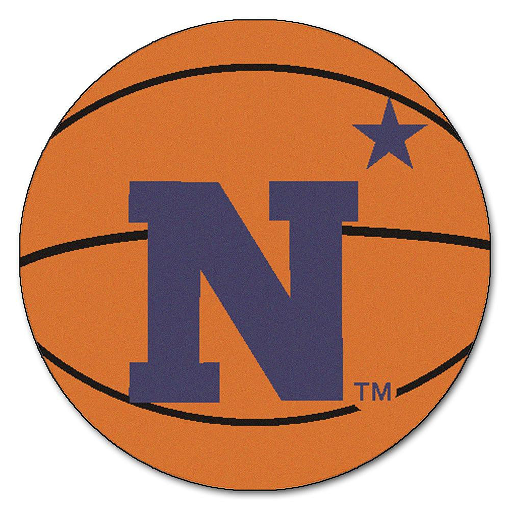 Navy Midshipmen NCAA Basketball Round Floor Mat (29)