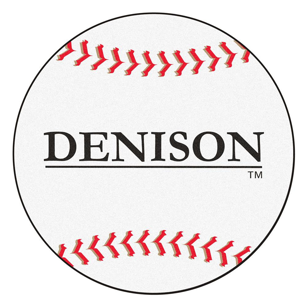 Denison Big Reds NCAA Baseball Round Floor Mat (29)