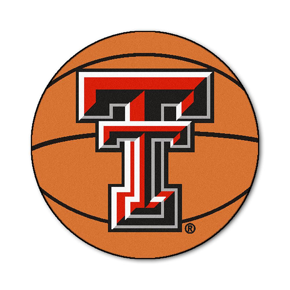 Texas Tech Red Raiders NCAA Basketball Round Floor Mat (29)