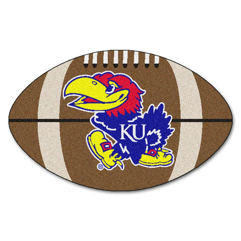 Kansas Jayhawks NCAA Football Floor Mat (22x35)