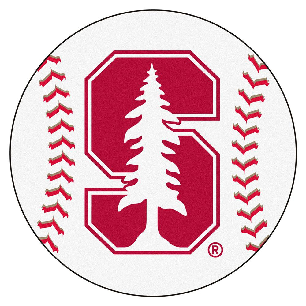 Stanford Cardinal NCAA Baseball Round Floor Mat (29)