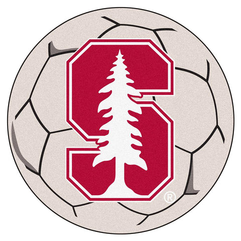 Stanford Cardinal NCAA Soccer Ball Round Floor Mat (29)