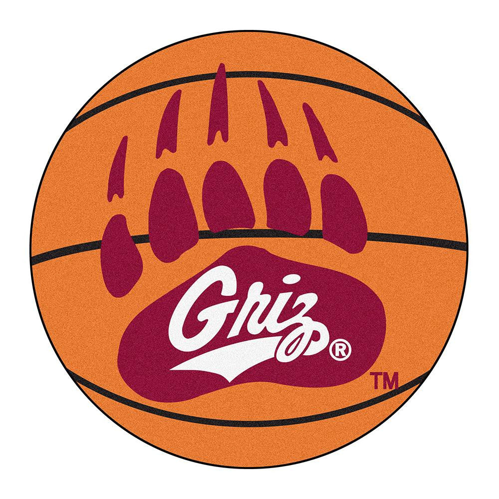 Montana Grizzlies NCAA Basketball Round Floor Mat (29)