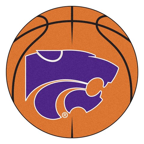 Kansas State Wildcats NCAA Basketball Round Floor Mat (29)
