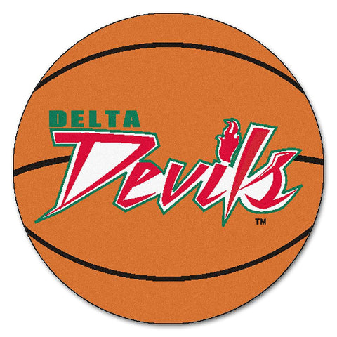 Mississippi Valley State Delta Devils NCAA Basketball Round Floor Mat (29)