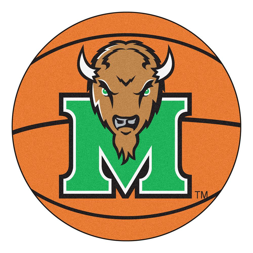 Marshall Thundering Herd NCAA Basketball Round Floor Mat (29)