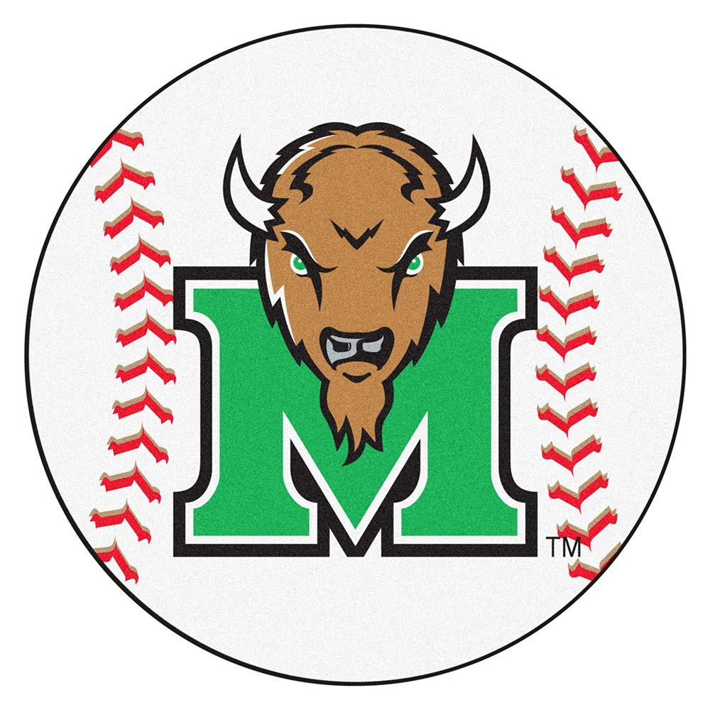 Marshall Thundering Herd NCAA Baseball Round Floor Mat (29)