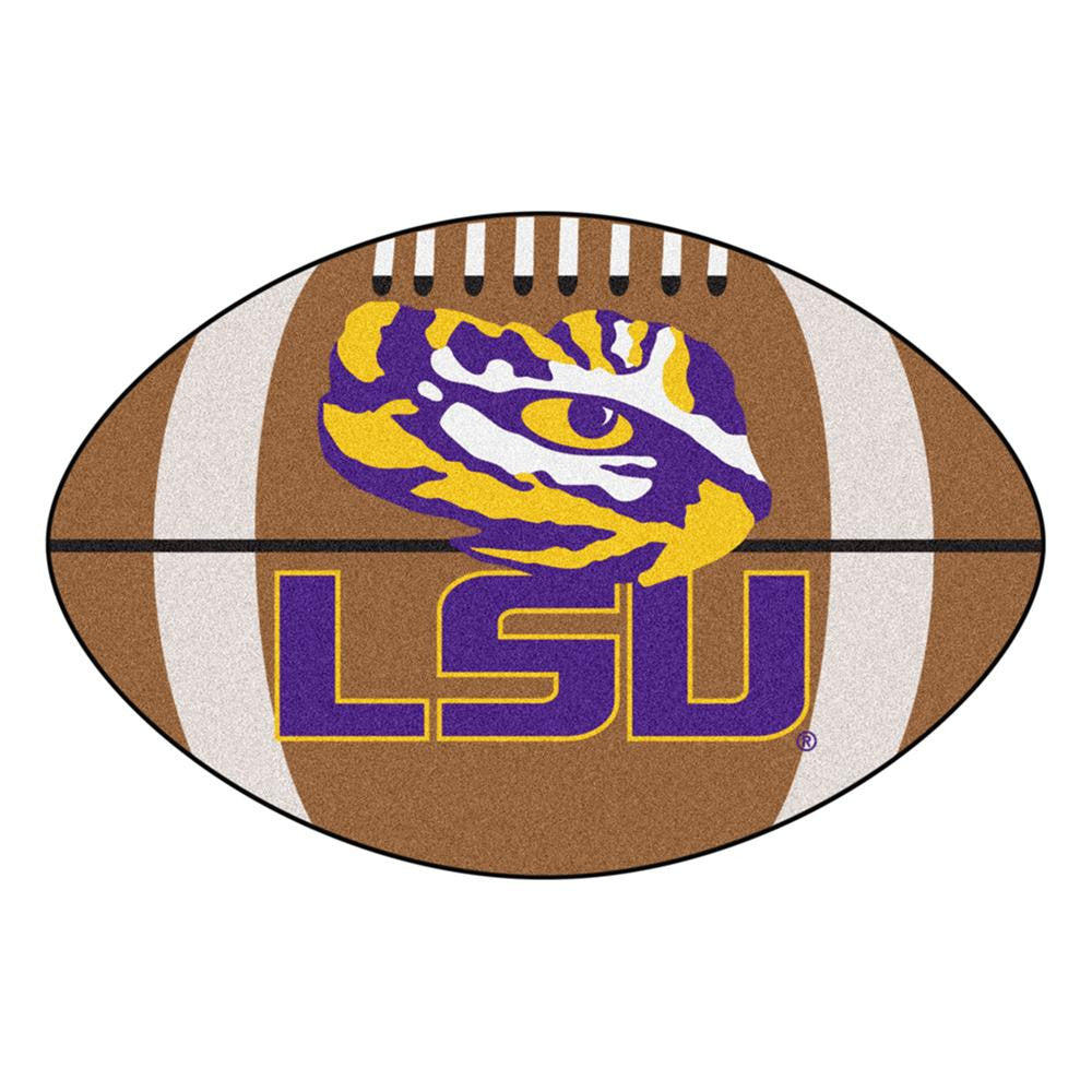 Louisiana State Fightin Tigers NCAA Football Floor Mat (22x35) LSU Logo