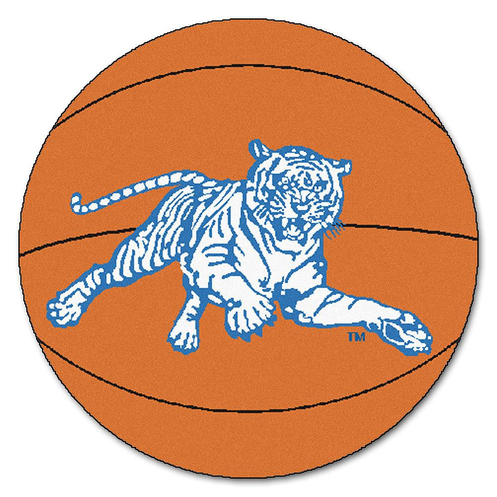 Jackson State Tigers NCAA Basketball Round Floor Mat (29)