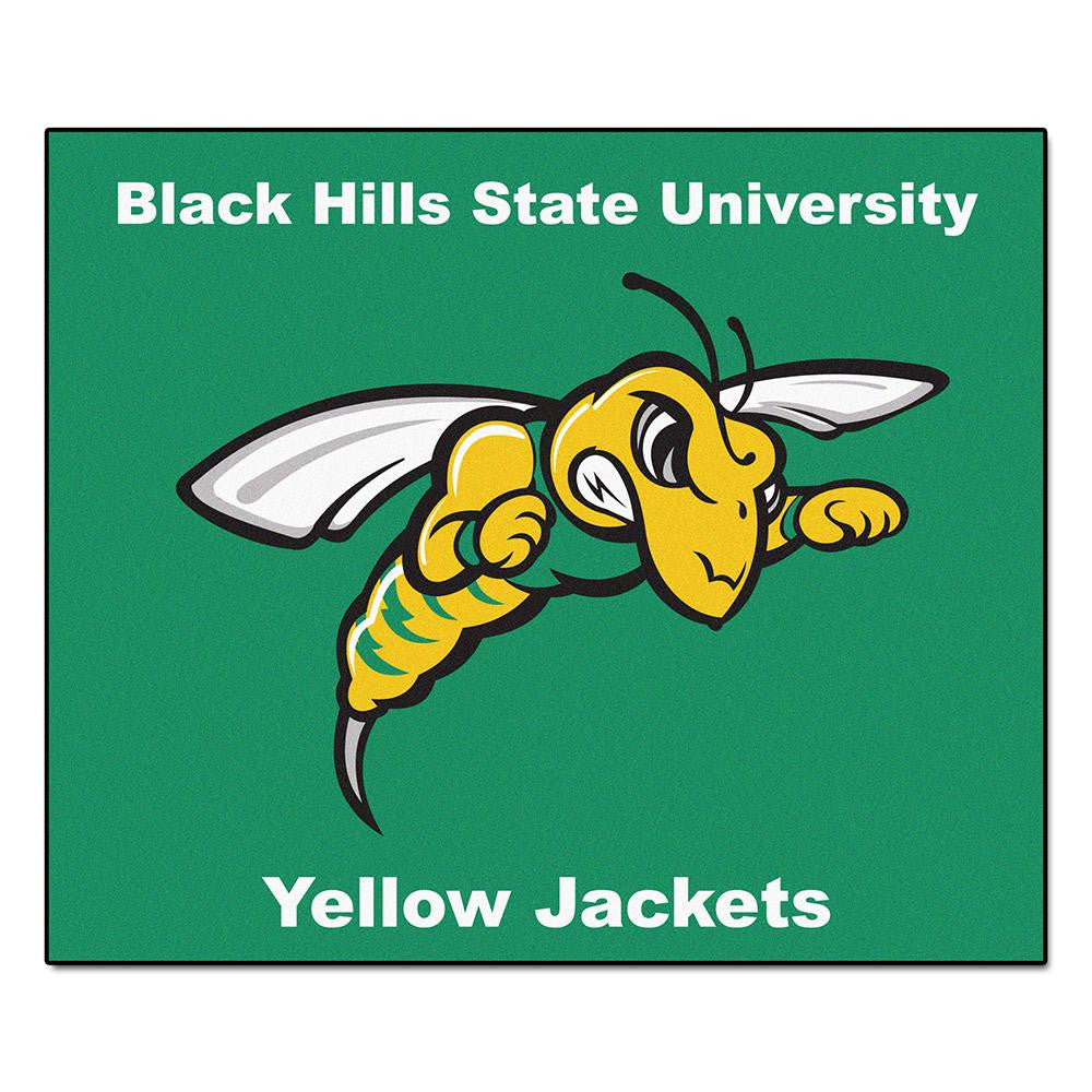 Black Hills State Yellow Jackets NCAA Tailgater Floor Mat (5'x6')