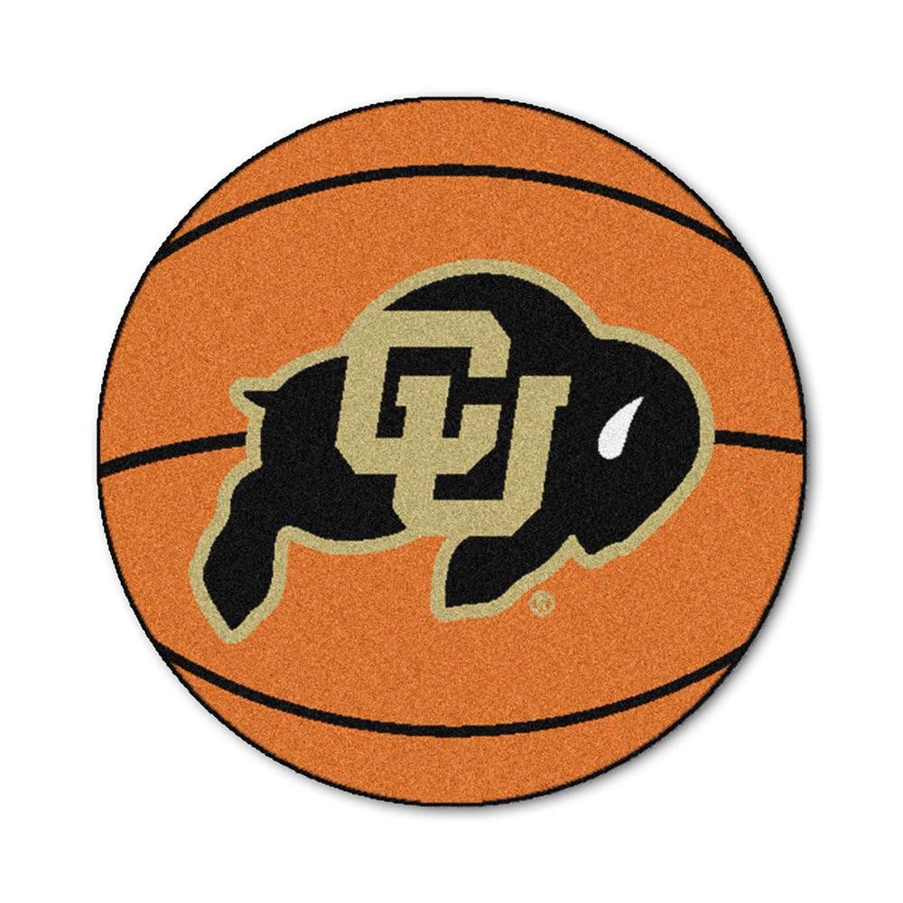 Colorado Golden Buffaloes NCAA Basketball Round Floor Mat (29)