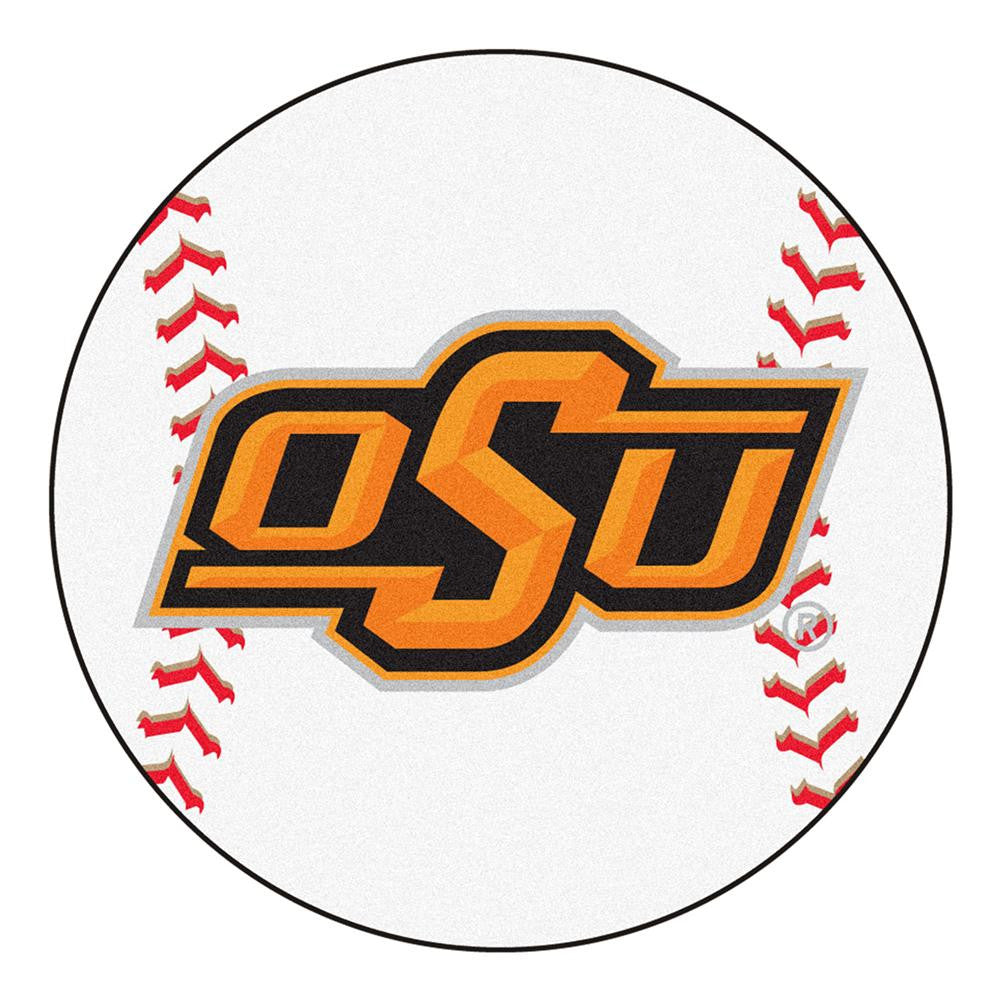 Oklahoma State Cowboys NCAA Baseball Round Floor Mat (29)