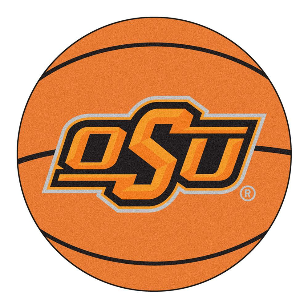 Oklahoma State Cowboys NCAA Basketball Round Floor Mat (29)